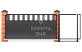 Ворота раздвижные 2200×3000 ЗМК-7370