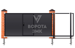 Откатные ворота 4500×2700 4,5 метра ЗМК-7896