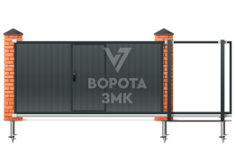 Откатные ворота 2800×2000 ЗМК-7148