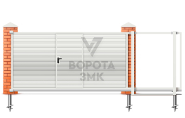 Откатные ворота 4000×2000 ЗМК-6901