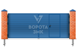Алюминиевые ворота 1500×3000 ЗМК-4751
