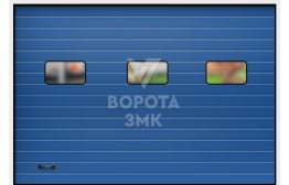 Секционные ворота 3000×3000 ЗМК-3594